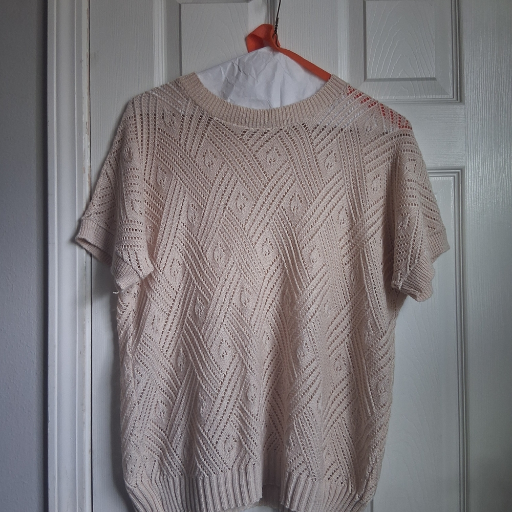 Nicole Cream Knit Top